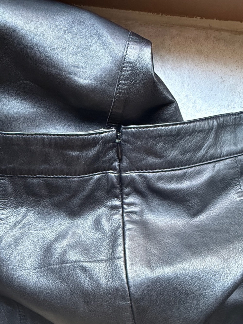Sezane jupe cuir - Picture 12 of 12